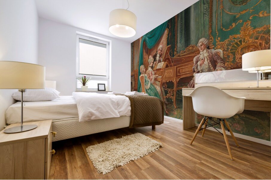 Musical Entertainment by Stephan Sedlacek [1868–1936] Mural print