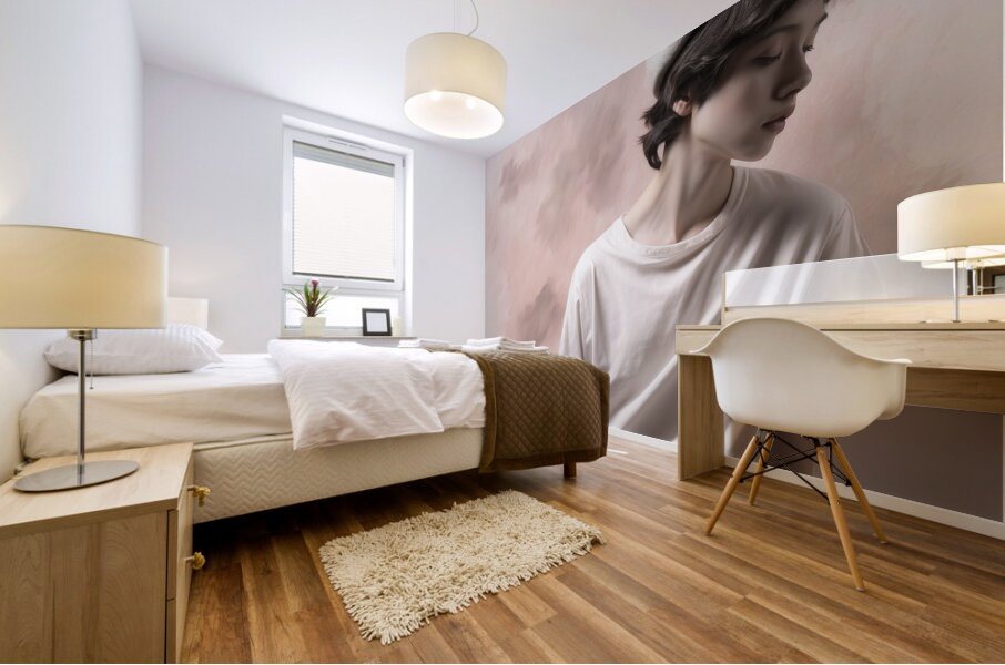 Pastel Pink  Mural print