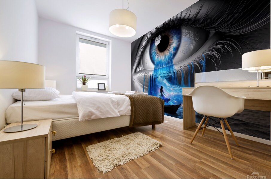 Ocean of Dreams: The Eye of Imagination Mural print