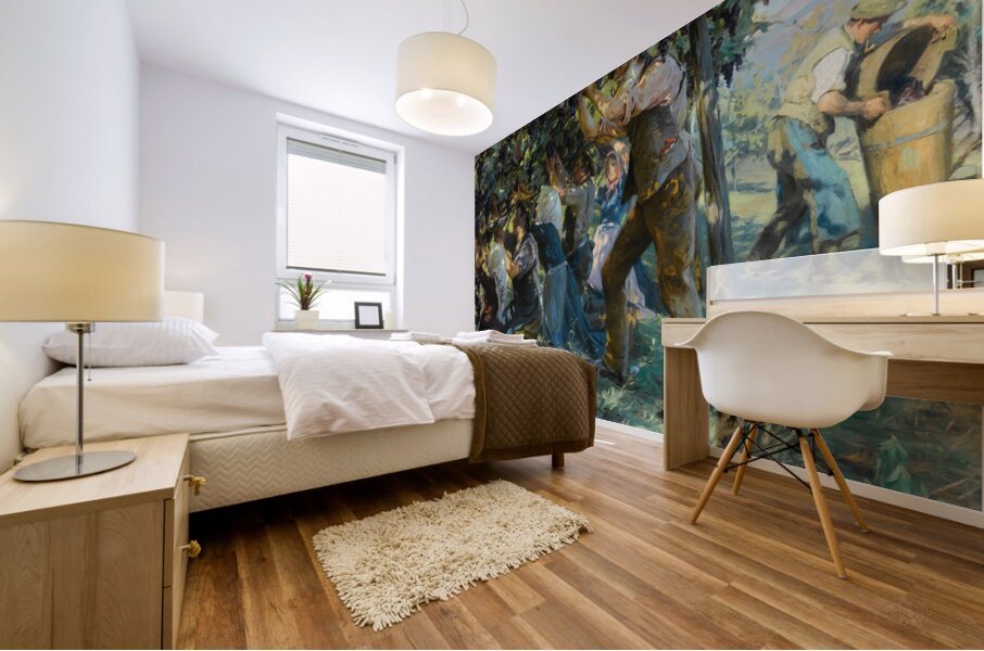 Wine Harvest In The Tyrol [1901] by Peder Severin Krøyer [1851–1909] Mural print