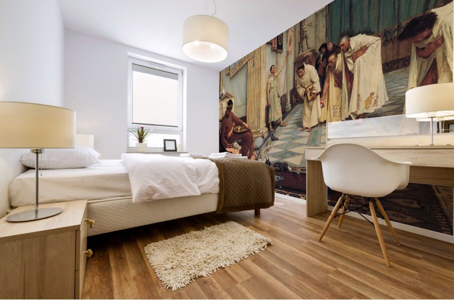 The Favourites Of The Emperor Honorius [circa 1883] by John William Waterhouse [1849–1917] Mural print