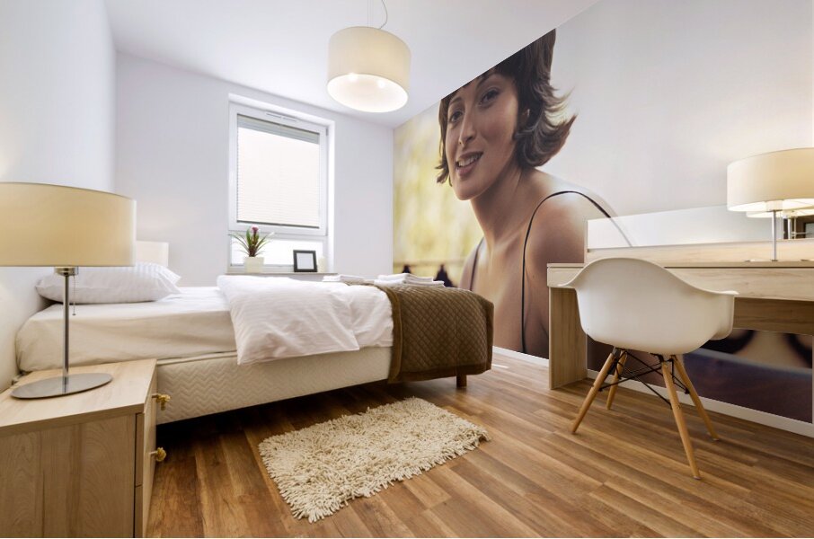 Natalia Barcelona Balcony Mural print