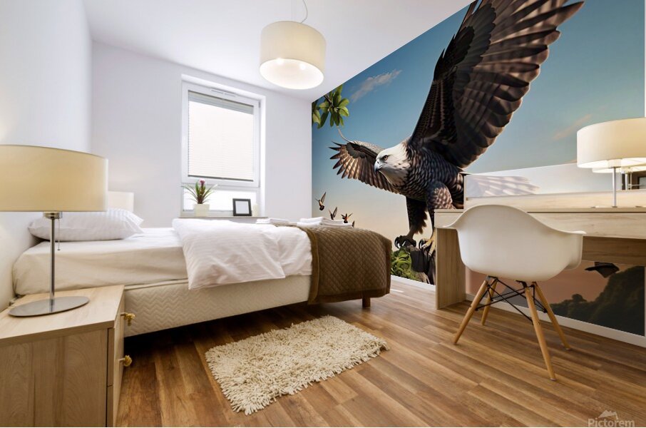 Eagles Flight: A Predator in the Sky Mural print