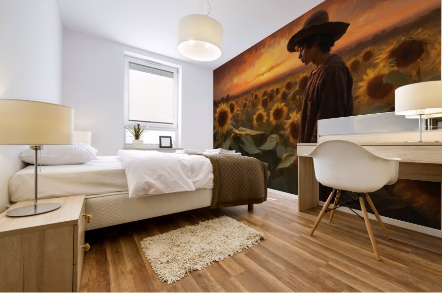 Field of Sun Mural print