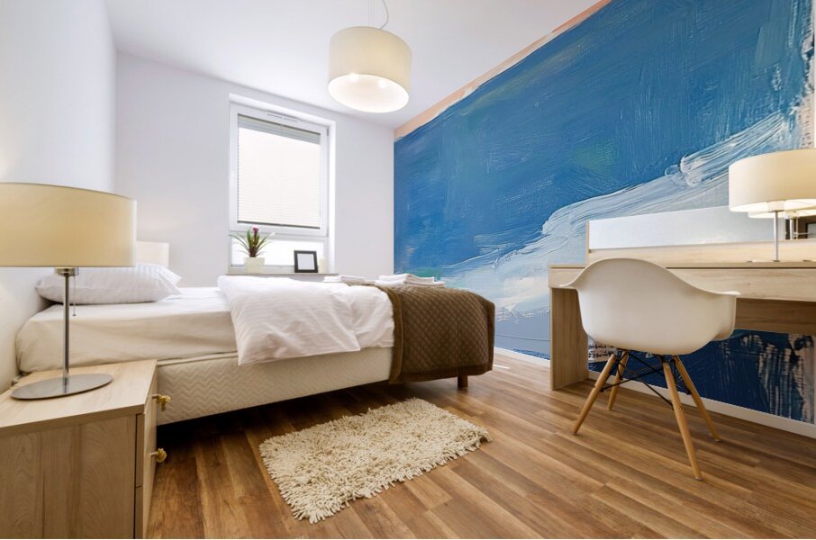 Azure Horizon Glow J9P4N2 55 Mural print