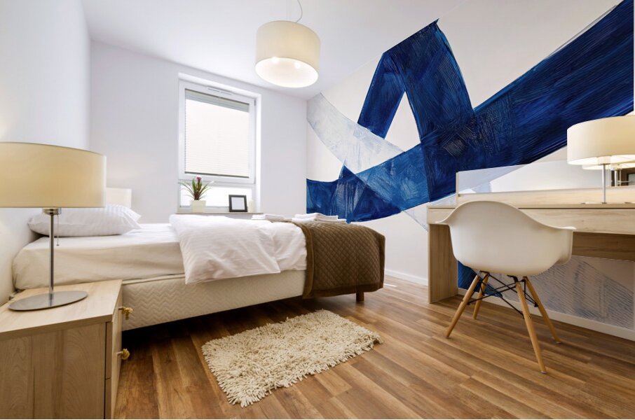 Azure Interlace NH793B 53 Mural print