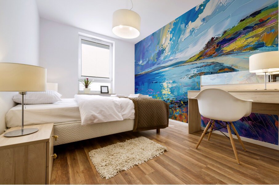 Azure Shoreline Radiance H9P4N2 55 Mural print