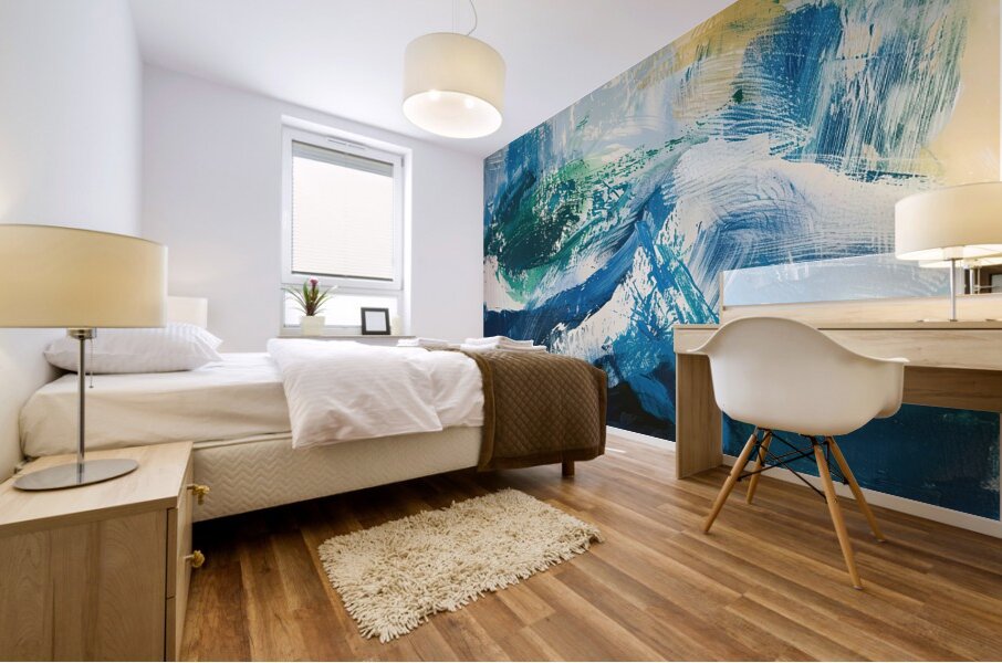 Azure Symphony Waves H29PN 48 Mural print