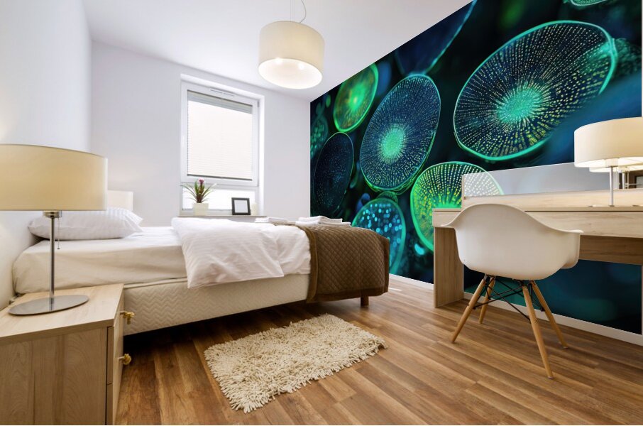 Bioluminescent Forms 7P3H9N 55   Copy Mural print