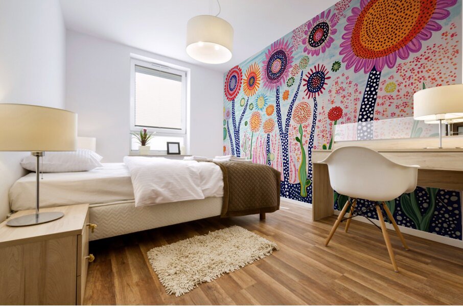 Blooming Fantasia 2P3H9N 52 Mural print