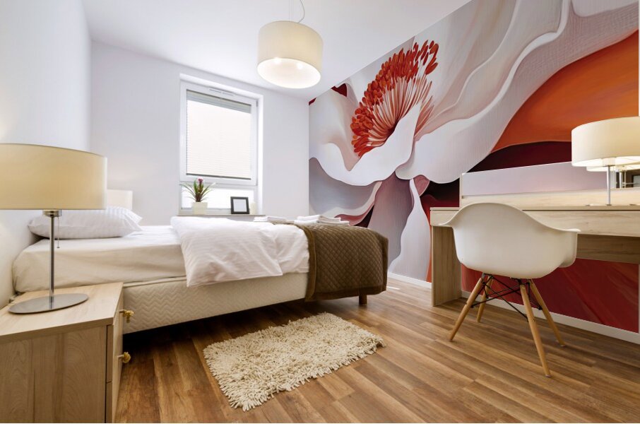 Blooming Heart Coral 78HNP 57 Mural print