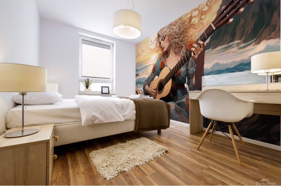 Beach Chords II Mural print