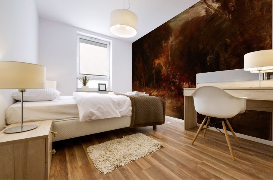 Forest Landscape by François–Auguste Ravier [1814–1895] Mural print