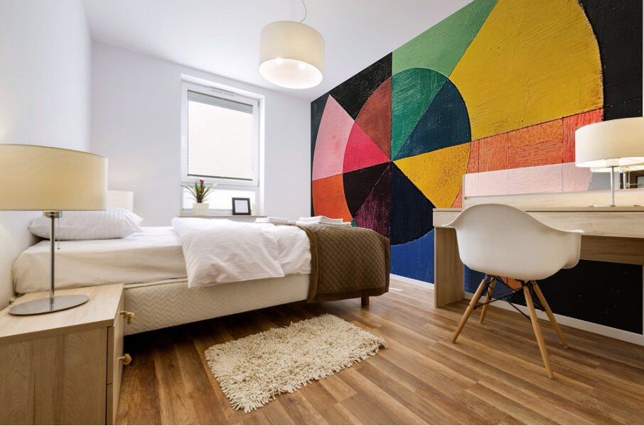 Chromatic Convergence H92J7N 47 Mural print