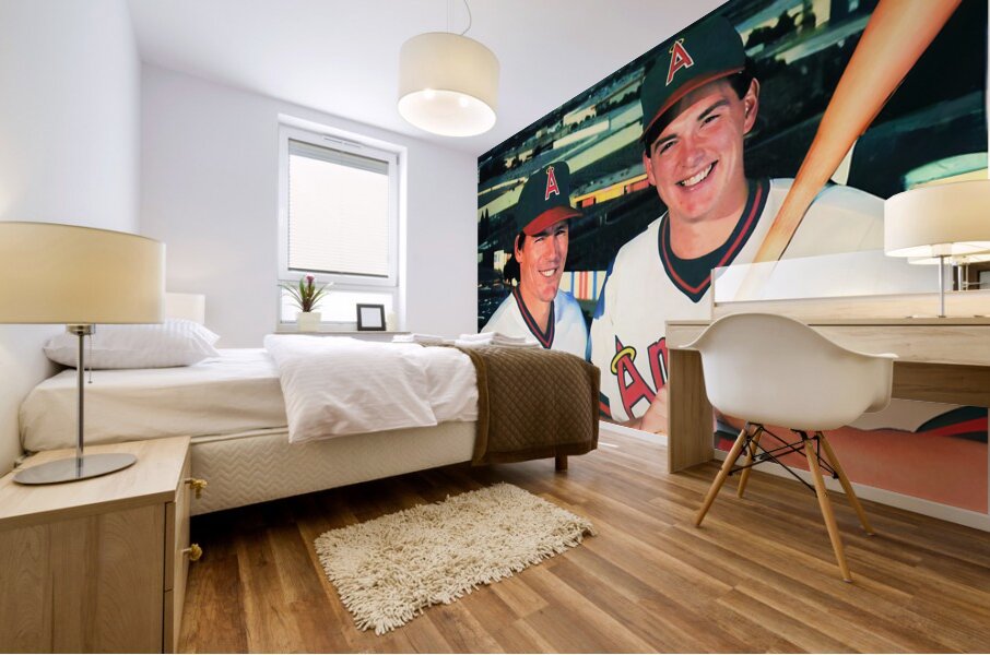 1988 California Angels Wall Art Mural print