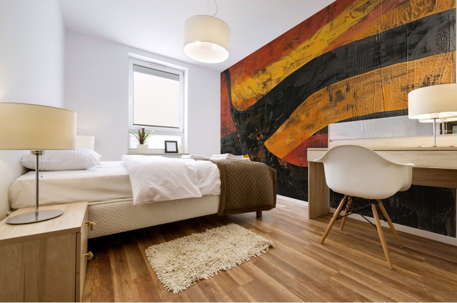 Chromatic Currents Y592H3 55 Mural print