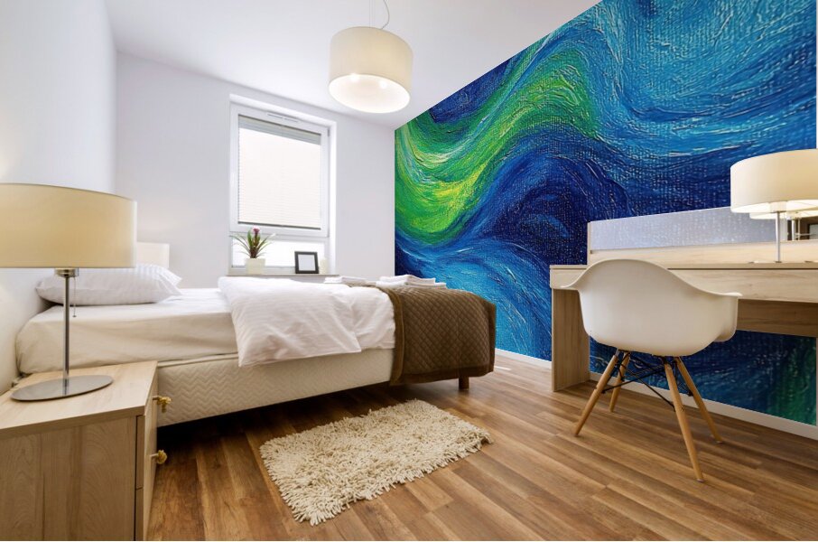 Chromatic Currents Y59H3N 55 Mural print