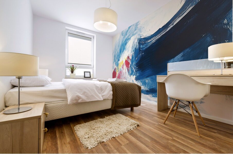 Chromatic Currents Y9H3N2 48 Mural print