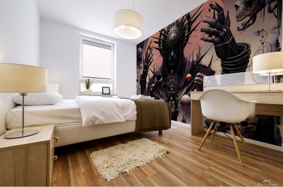 in the court of the dark web vol 9 Mural print