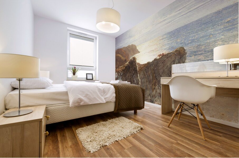 The North Devon Coast by Samuel Palmer [1805–1881] Mural print