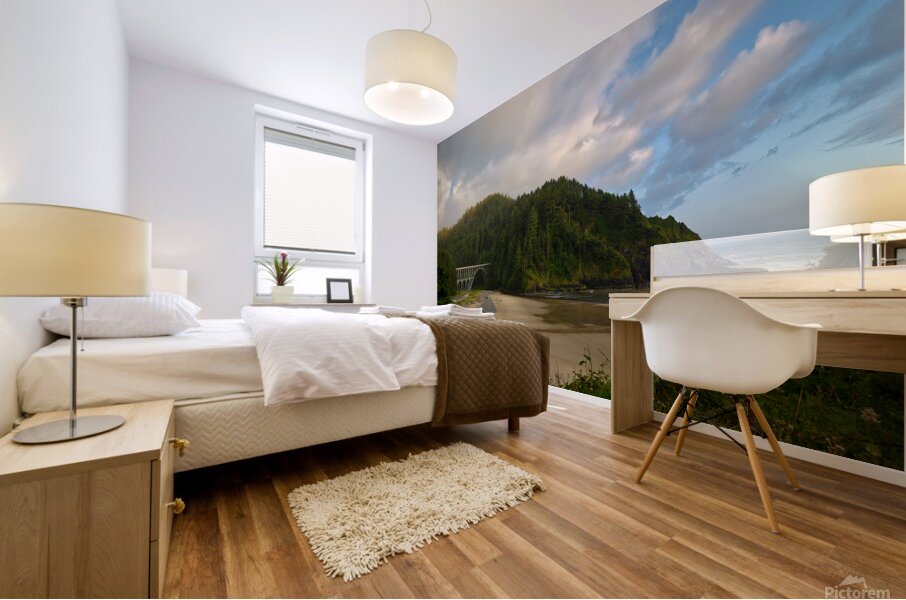 Haceta Beach Overlook Mural print