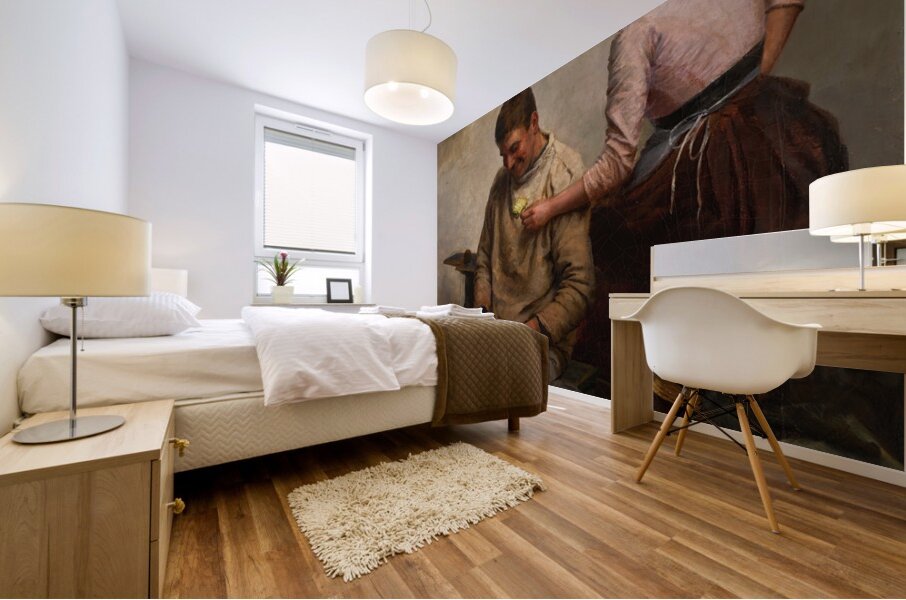 Marriage [1887] by Benjamin Arthur Bateman [1847–1894] Mural print