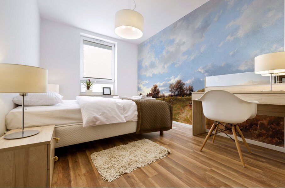 Open Landscape by Remigius Adrianus van Haanen [1812–1894] Mural print