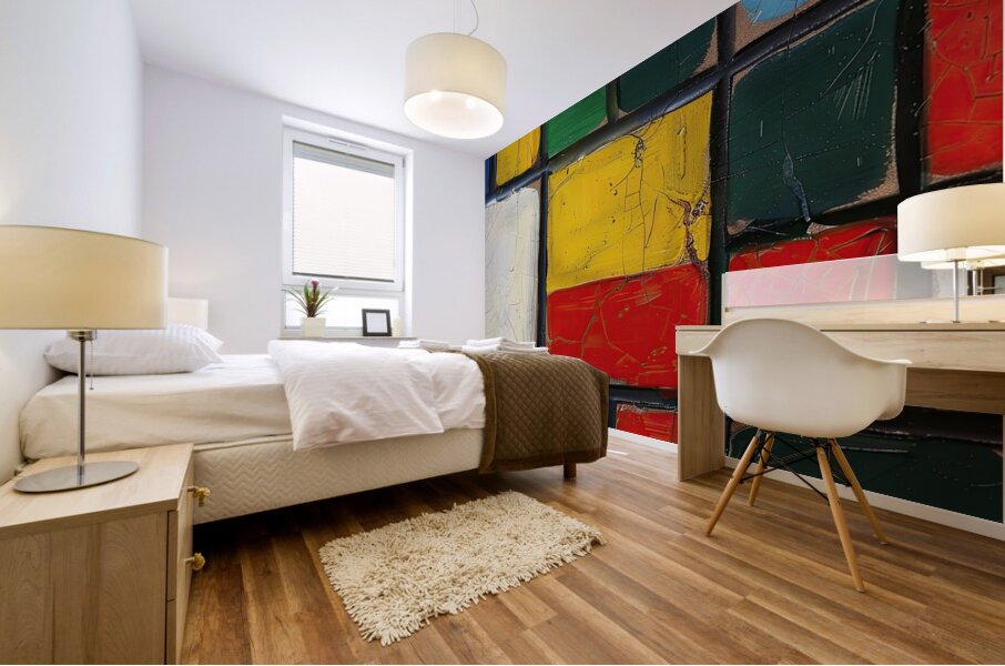 Chromatic Grid Y59H2N 45 Mural print