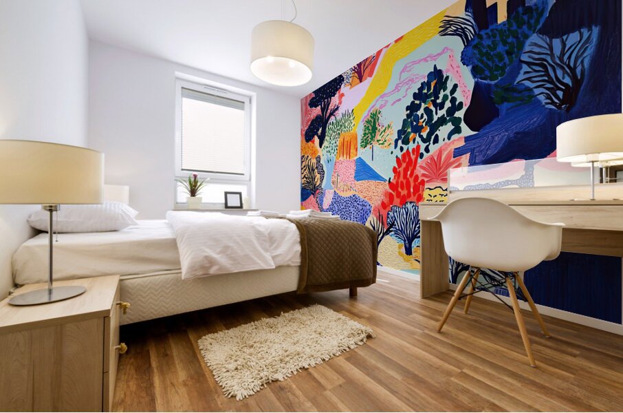 Chromatic Grove N92H7P 60 Mural print