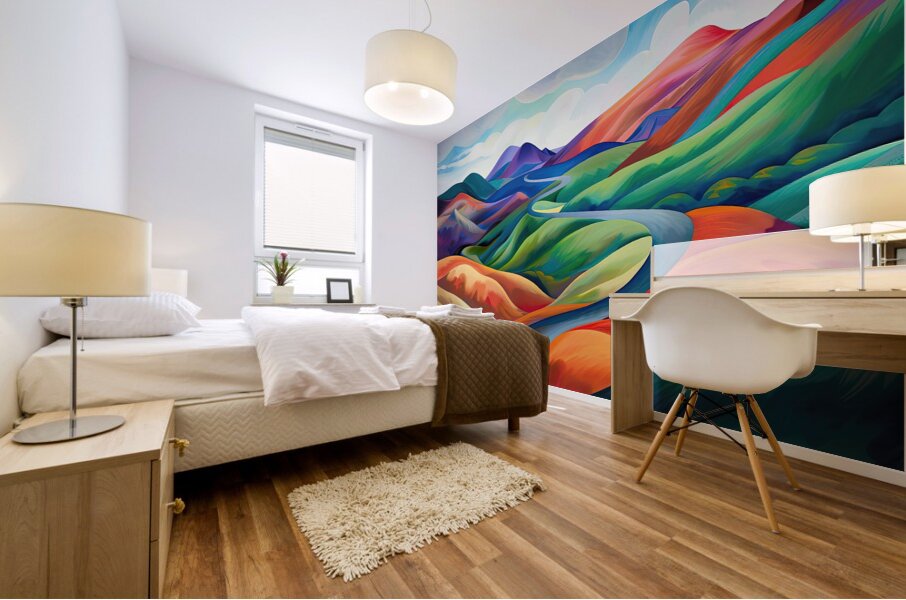 Chromatic Hills 8H29NP 45 Mural print