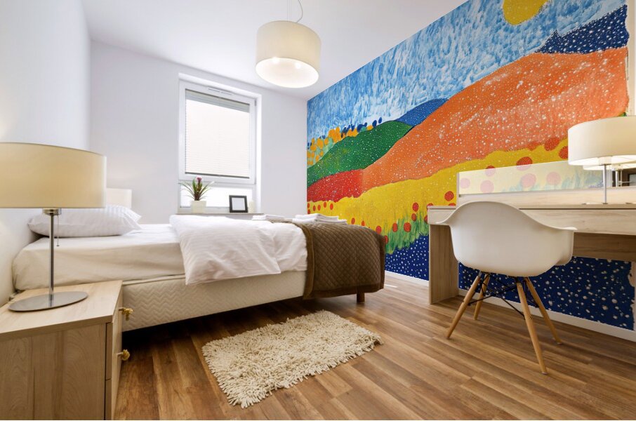 Chromatic Hills HZ92N3 45 Mural print