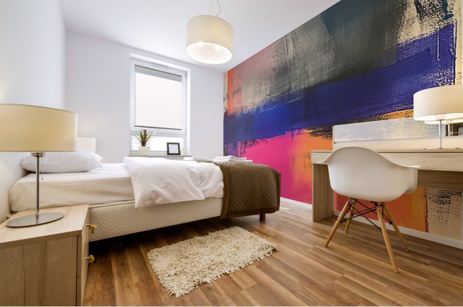 Chromatic Horizons H3C9N2 58 Mural print