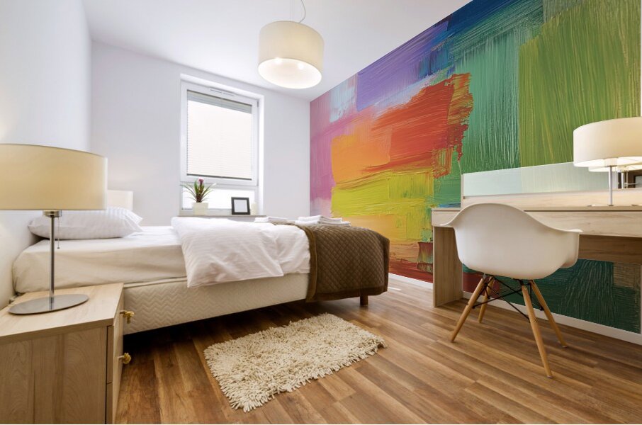 Chromatic Horizons H3N9P2 48 Mural print