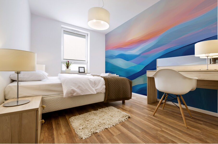 Chromatic Horizons H3P9N2 53 Mural print