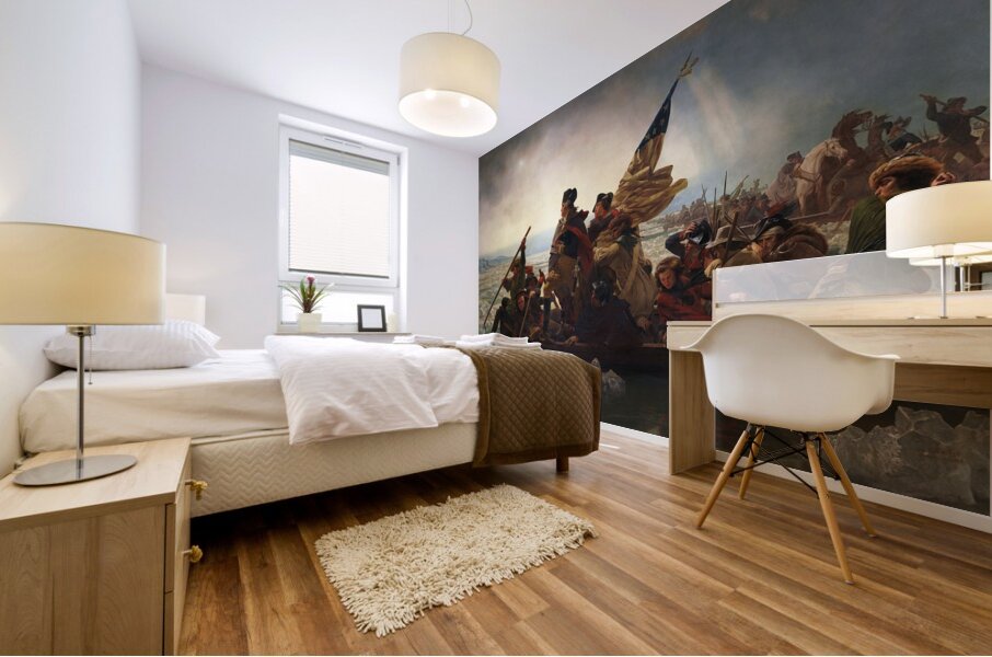 Washington Crossing the Delaware [1851] by Emanuel Gottlieb Leutze [1816–1868] Mural print