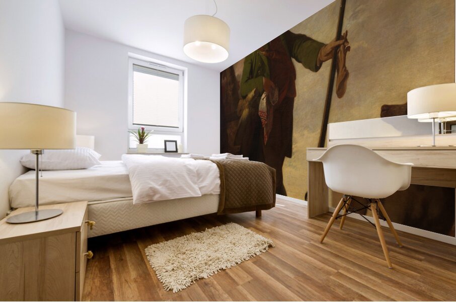 The young sportsman [1766] by Robert Pine [1730–1788] Mural print