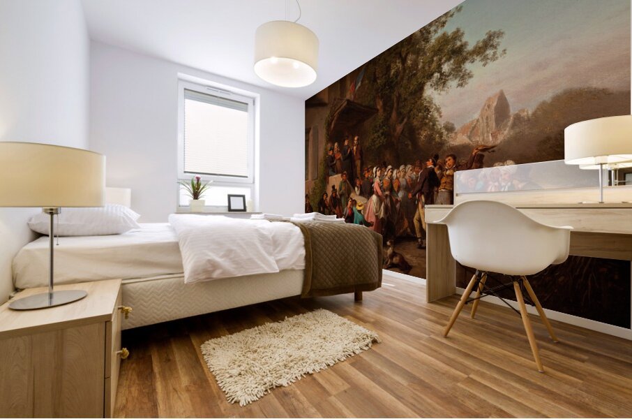 The Reception by Ferdinand Maröhn [1839–1865] Mural print