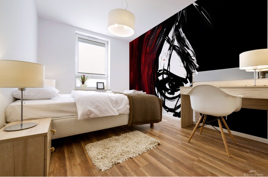 Blood & Shadow Mural print