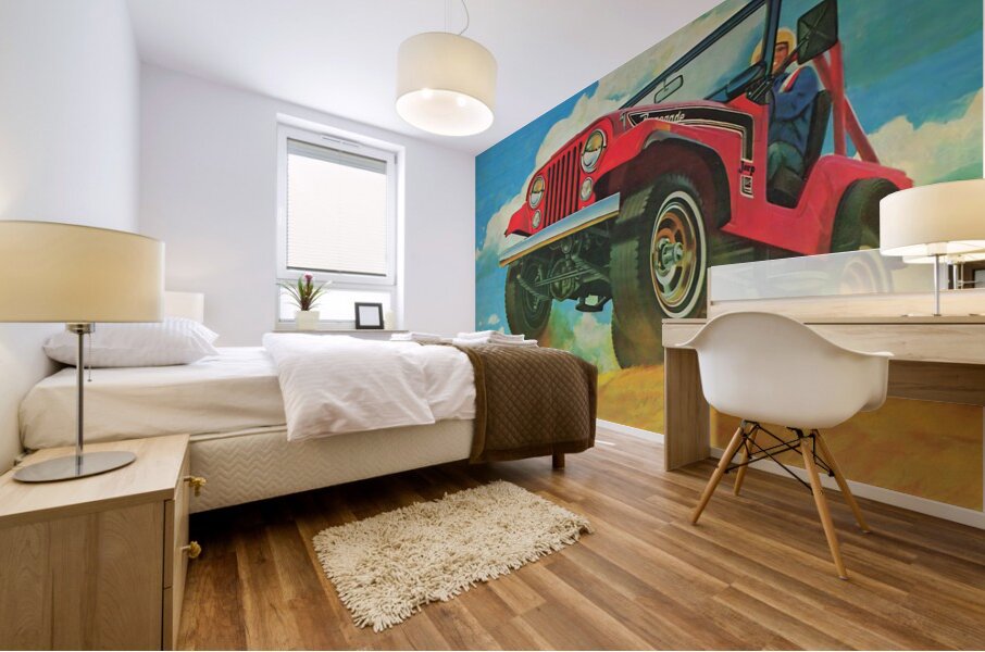 1974 Jeep Art Mural print