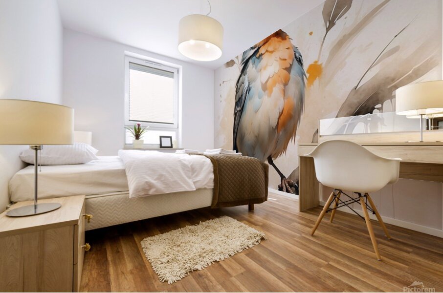 Flight to Freedom: The Longing Horizon Mural print