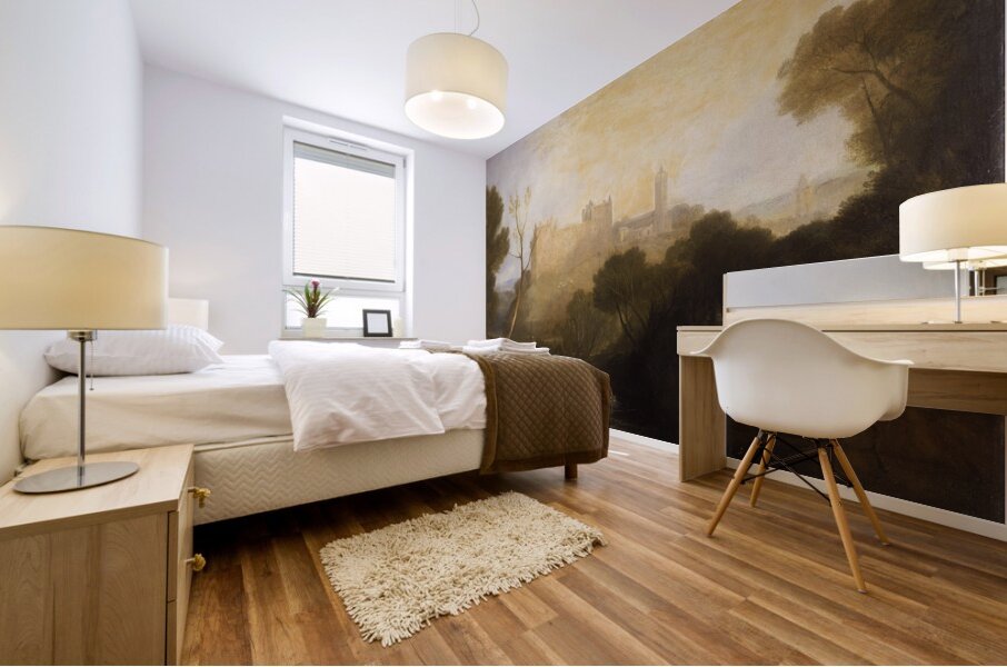 Linlithgow Palace by Joseph Mallord William Turner [1775–1851] Mural print