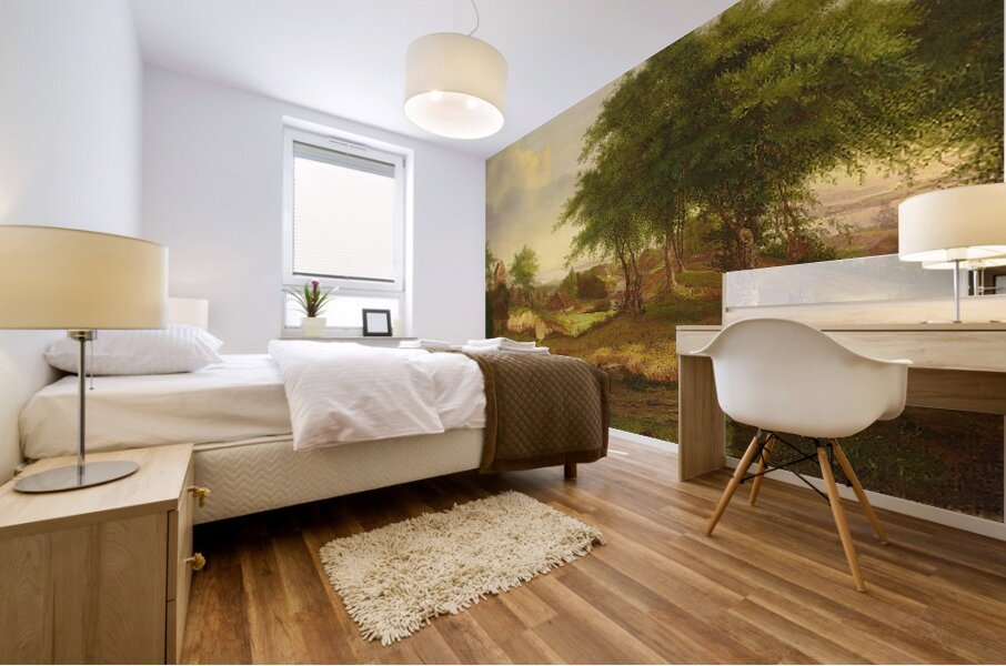 Parti Fra Nordsjælland by Carl Georg Scheuermann [1803–1859] Mural print