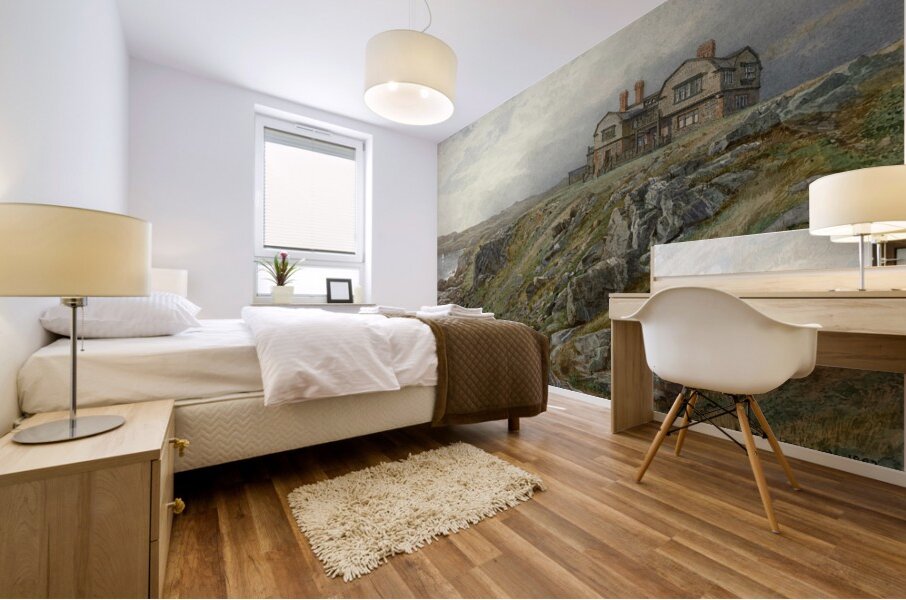 Graycliff. The Artist’s Home. Newport. Rhode Island [1882] by William Trost Richards [1833–1905] Mural print