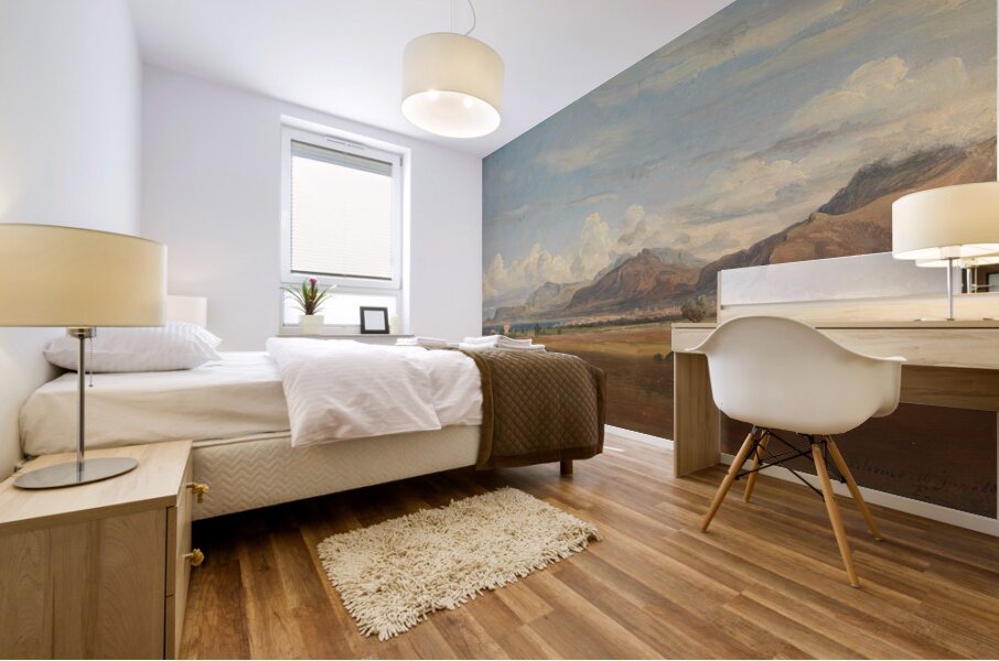 View of Palermo [1833] by Thomas Fearnley [1802–1842] Mural print