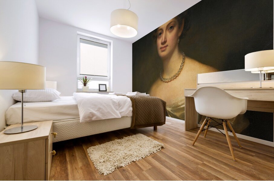 Portrait Of Anne Blair Maconochie Welwood Of Garvock. Lady Meadowbank [1784–1866] by Sir Henry Raeburn [1756–1823] Mural print