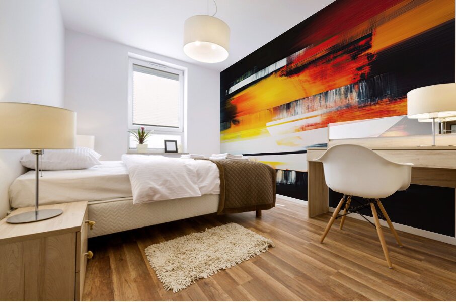 Chromatic Horizon J9N4H2 48 Mural print