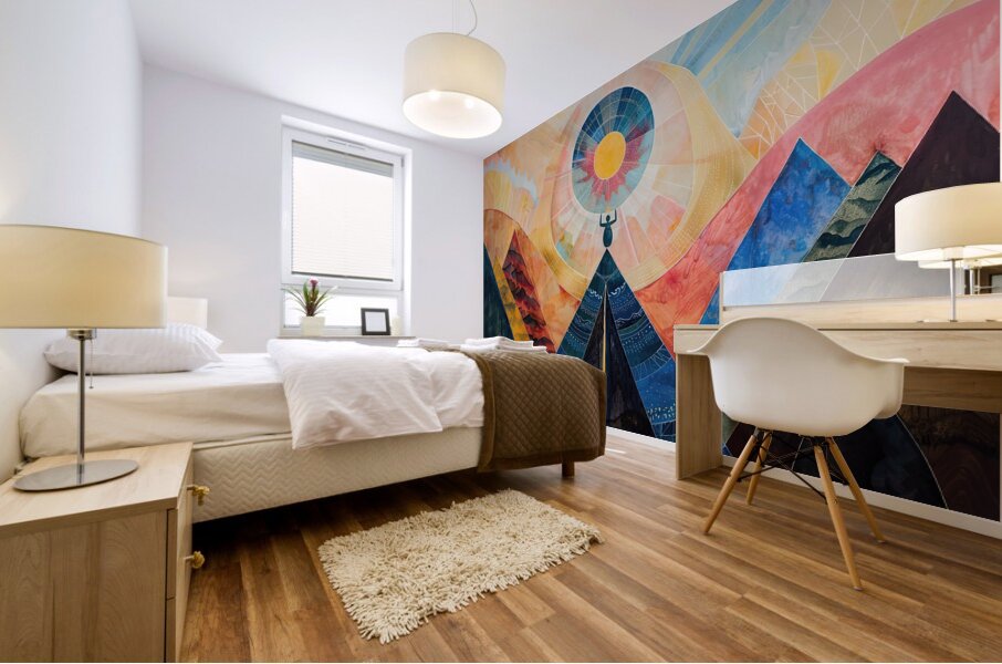 Celestial Ascent H92N3B 55 Mural print