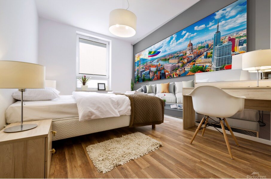 Cityscape Adventure Mural print