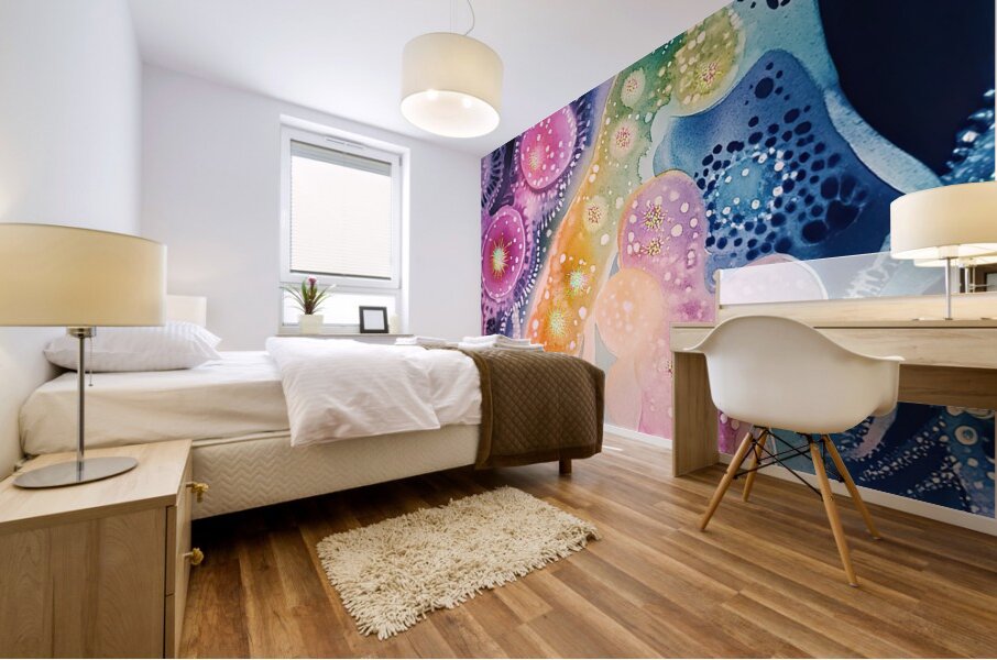 Celestial Bloom NZ92H4 60 Mural print