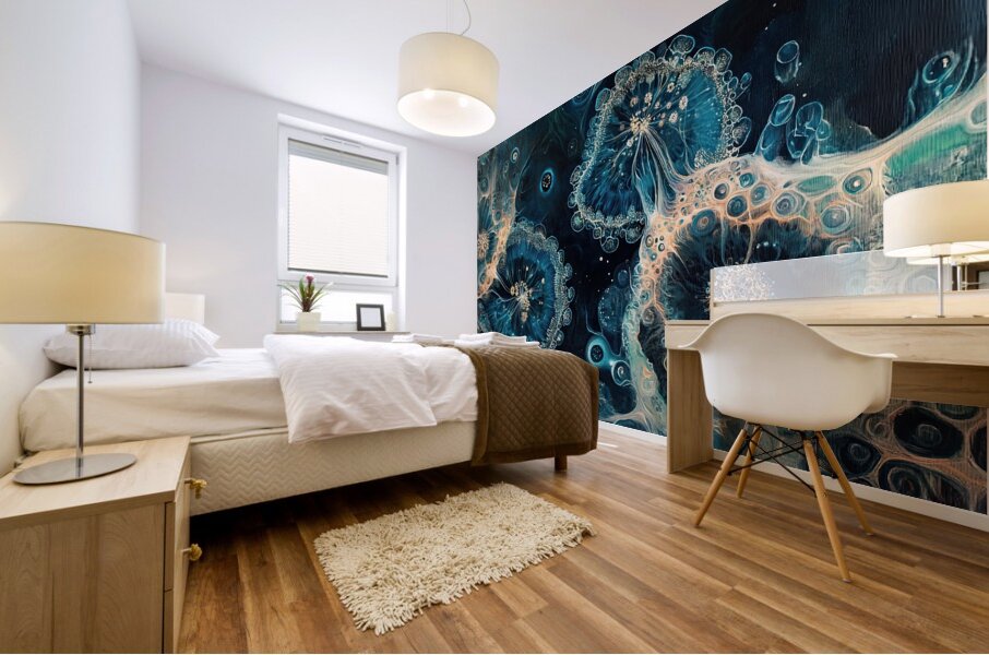 Celestial Bloom NZ92H3 57 Mural print